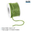 Unique Bargains DIY Clothing Decoration Crystal Rhinestone Sew on Close Claw Chain Trim - 2 of 4