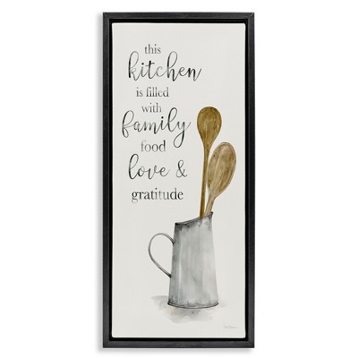 Stupell Industries This Kitchen Family Phrase, 15" x 31"