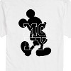 Men's - Disney - Mickey Logo Silhouette Short Sleeve Graphic T-Shirt - 2 of 4