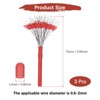 Unique Bargains Silicone High Wear Resistance Elasticity Weather Resistance Fishing Bobber Stops 100 Pcs - 3 of 4