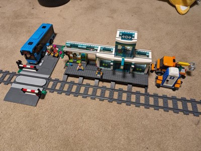 Lego City Train Station Set With Toy Bus And Tracks 60335 Target