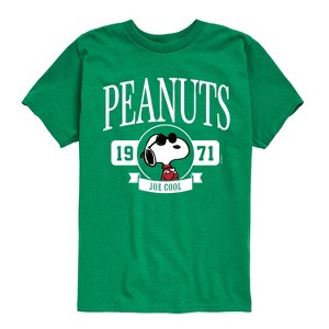 Boys' - Peanuts - Joe Cool Snoopy Collegiate 1971 Short Sleeve Graphic T-Shirt - 1 of 4
