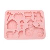 Unique Bargains Candy Moulds 9-Cavity Farm Theme Candy Mould Hand Wash 8.19"x6.18"x0.83" 1 Pc - 3 of 4