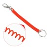 Unique Bargains Spiral Retractable Spring Coil Keychain for Bags Wallet Decoration 4 Pcs - 3 of 4