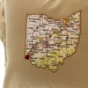 Home Decor 13.0 Inch Ohio Home Is Where The Heart Is Pillow Hand Made America Novelty Plush Pillows - 2 of 3