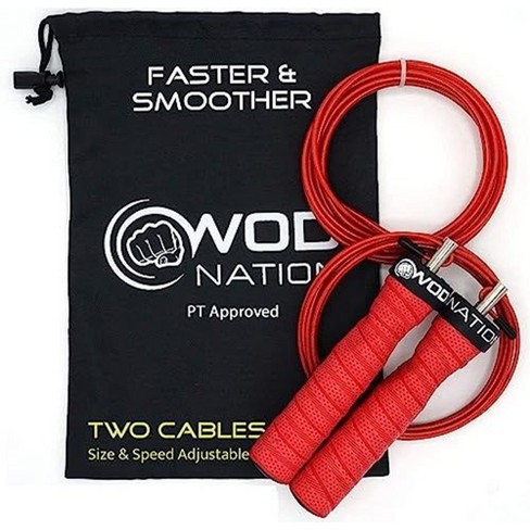 Wod Nation Attack Speed Adjustable Jumping Rope, Unique One Thick And ...