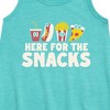 Girls' - Instant Message - Here For The Snacks Graphic Sleeveless Aline Dress - 2 of 4