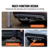 VEVOR Hitch Step for 2 Inch Receiver, Universal Rear Bumper Guard Protector with 350 LBS Load Capacity, Wide & Non-Slip Tow Hitch Step, Black - 4 of 4