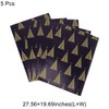 Unique Bargains Gift Wrap Paper Glossy Coated Paper 27.56 x 19.69" 5 Pcs - 3 of 4