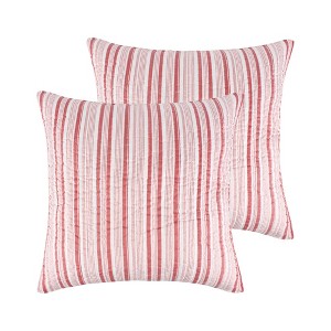 Joybirds Holiday Euro Sham Set of 2 red - Thatch Home - 1 of 3