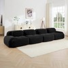 Oversized 157.2" Corduroy Modular 4-seater Sectional Sofa, 4-Piece Free combination, Pet-Friendly, No Assembly Required - 3 of 4