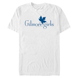 Mens Gilmore Girls Autumn Leaf Classic Logo T Shirt - 1 of 4
