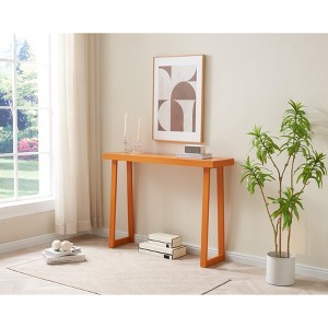 Kings Brand Furniture – Claude Console Table, Modern Entryway Table with Sleek Design for Hallway, Living Room, or Behind Sofa - 1 of 3