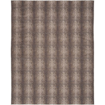 Nourison Washables Leopard Modern Indoor Non-Skid Area Rug