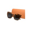 Tory Burch TY 7184U 192887 Womens Butterfly Sunglasses Honey Wood w/Olive Piping 54mm - 4 of 4