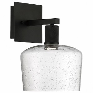 Access Lighting Port Nine 1 - Light Wall Light in  Matte Black - 1 of 4