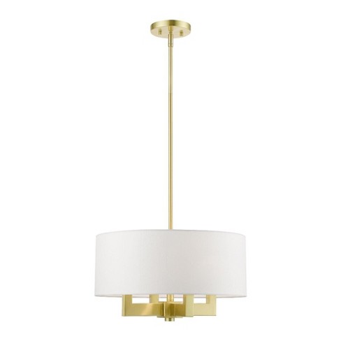 Livex Lighting Cresthaven 4 - Light Chandelier in  Satin Brass - image 1 of 1