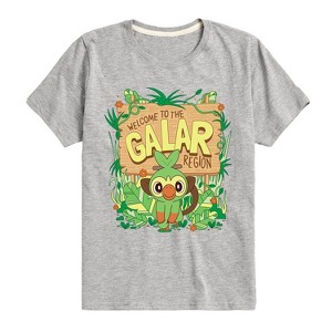 Boys' - Pokémon - Grookey Galar Short Sleeve Graphic T-Shirt - 1 of 4