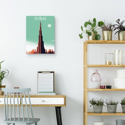 Dubai Modern Cityscape Canvas Art Print, 36" x 24"