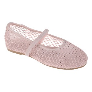bebe Girls' Sandals - Cute Sparkly Shoes for Kids Ballet Flats for Girls (Little Kid/Big Kid) - 1 of 4