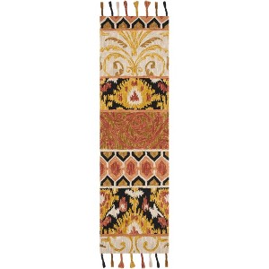 Suzani SZN203 Hand Hooked Indoor Indoor Rugs - Safavieh - 1 of 4