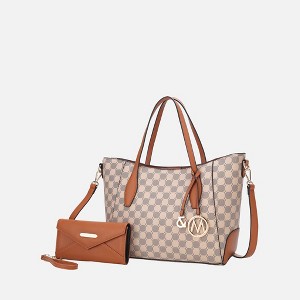 MKF Collection Gianna Women’s Tote with matching Wallet by Mia K – 2 Pieces - 1 of 4