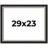 PosterPalooza | Photo Size Embellished Black Picture Frame - UV Acrylic, Foam Board Backing, Hanging Hardware - 2 of 4
