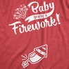 Maternity Baby You're A Firework T Shirt Funny 4th Of July Tee - Crazy Dog Maternity T Shirt - 2 of 4