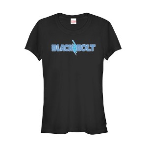 Juniors Womens Marvel Inhumans Bolt Logo T-Shirt - 1 of 3