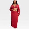 Women's Variegated Ribbed Pajama Skirt - Auden™ - 3 of 3