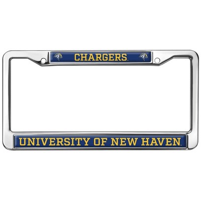 University of New Haven Mascot Full Size Standard License Plate Metal Frame