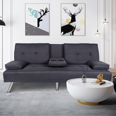 DOMETOUR 66.1'' Futon Sleeper Sofa Bed