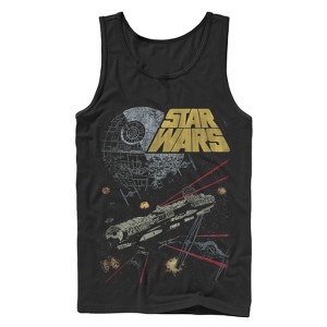 Men's Star Wars Millennium Falcon Battle Tank Top - 1 of 4