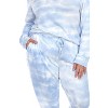 Women's Plus Size 2 Piece Lounge Set - White Mark - 2 of 3