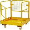 Acekool 36x36 Inch Folding Forklift Safety Cage, 1400lb Work Platform with Safety Harness & Lock, Collapsible Basket for Aerial and Garage Shop Tasks - 4 of 4