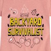 Girls' - Instant Message - Backyard Survivalist Fitted Short Sleeve Graphic T-Shirt - 2 of 4