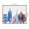 Amanti Art Vases 1 Blue by Pernille Folcarelli Canvas Wall Art Print Framed 24 x 18-in. - 4 of 4