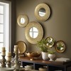 LuxenHome 3-Piece Gold Metal Round Wall Mirror Set - 4 of 4