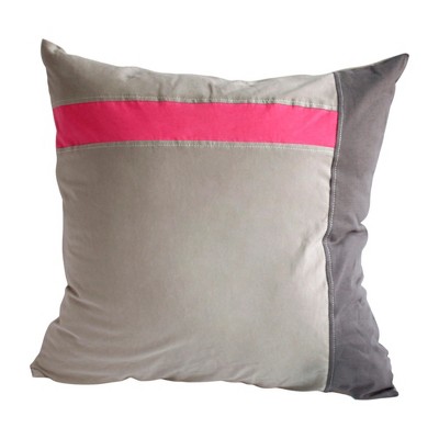 Slickblue Decorative Knitted Fabric Pillow Cushion 19.7"x19.7" - Down Alternative Fill, 3 Color Options