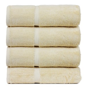 BC BARE COTTON Luxury Hotel & Spa Towel Turkish Cotton Bath Towel Set (27x54 Inches) - 1 of 4