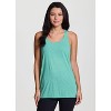 RBX Active Women's Super Soft Relaxed Fit Twist Racerback Tunic Tank Top - 2 of 4