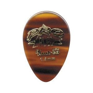 D'Andrea Pro Plec Large Round Teardrop Guitar Picks One Dozen Shell 1.5 mm - 1 of 2