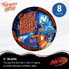 Treasures Gifted Nerf Plates 9in - Nerf Party Supplies - 8 Pack - 2 of 4