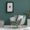 Tom Quartermaine 'Ace of Hearts Black and White' Canvas Art - 4 of 4