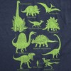 Mens Funny T Shirts Dinosaurs And Human Dino Snack Sarcastic Graphic Novelty Tee For Men - Crazy Dog Men's T Shirt With Dinosaur Sayings - 2 of 4