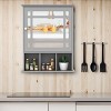GlasFlength Decorative Wall Mirrors Vanity Mirrors Open Shelves Bathroom Decor Cabinet Accent Mirror for Bathroom Wall, Gray, 19"*6.5"*23.5" - 2 of 4