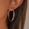 Vuskdtei18K Gold Plated Flower Dangle Earrings for Women, Hypoallergenic Cubic Zirconia Earrings, Elegant Chandelier Drop Earrings - 4 of 4