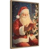 Amanti Art Santa Reading I by Melloi Art Prints Canvas Wall Art Print Framed - 2 of 4