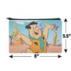 The Flintstones Fred Character Makeup Cosmetic Bag Organizer Pouch - 4 of 4