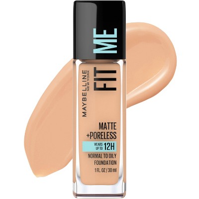 Maybelline Fit Me Matte + Poreless Oil Free Liquid Foundation - 1 Fl